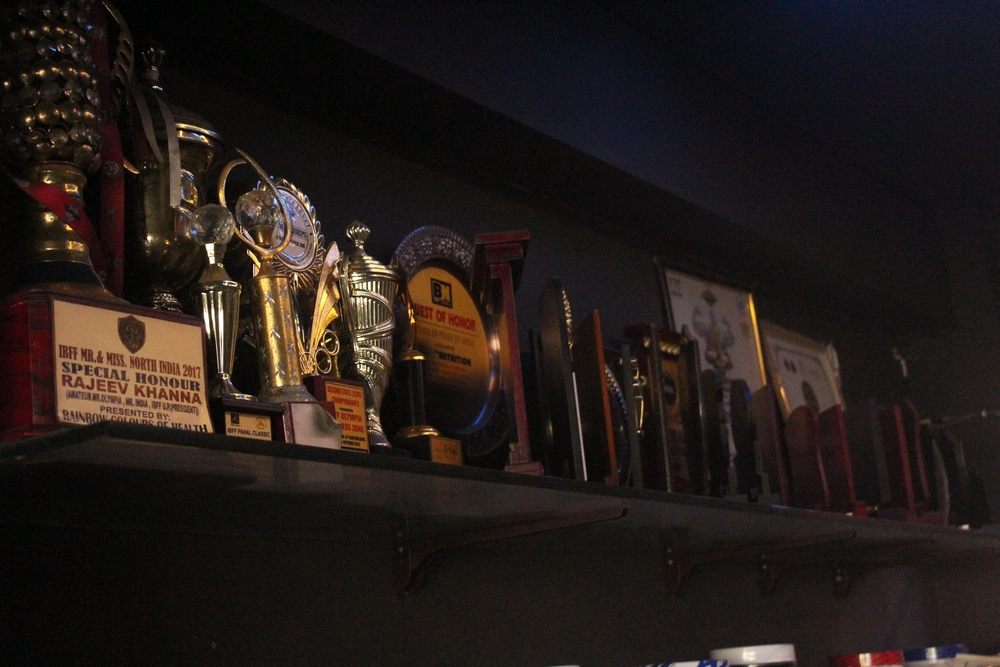 Bodybuilding and fitness championship awards won by Head Coach Rajiv Khanna